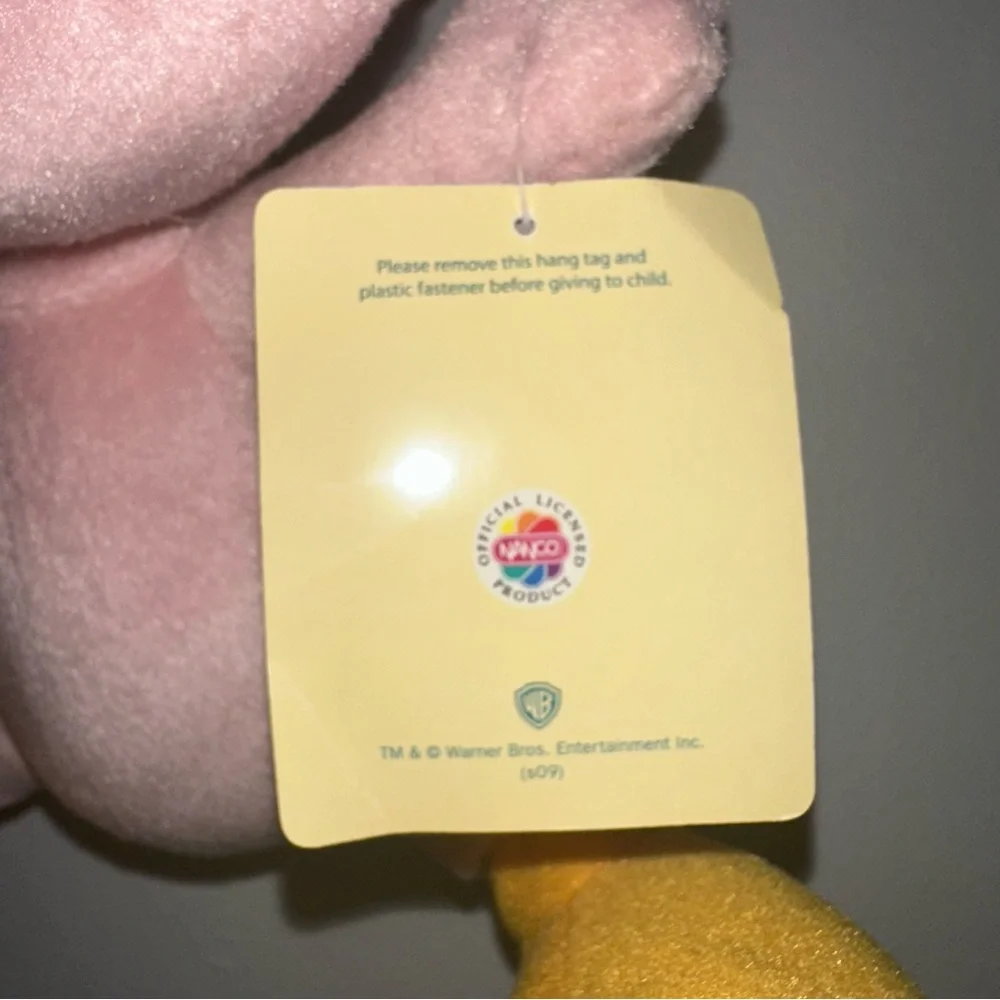 Nanco Pink Plush Tweetie Bird Baby Looney Tunes with tag 2011